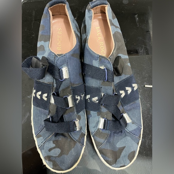 Jack Rogers Warner Blue Camo sneakers - Picture 2 of 9